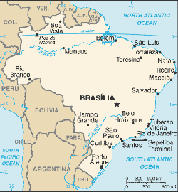 Map of Brazil